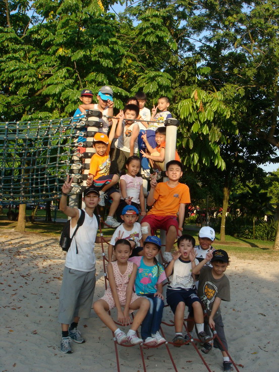 Wushu Excursion at Botanic Garden